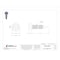 Tapcon Tapcon Masonry Screw, 3/16" Dia., Hex, 1-3/4" L, Steel Blue Climaseal, 100 PK 3141407 - alternate 4