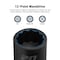 Capri Tools 3/8 in. Drive Shallow/Deep Impact Socket Set, 12-Pt, SAE, 24-Pc w/ Black Billet Aluminum Socket Rail CP53800-24SSDR-BK - alternate 2