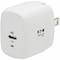 Eaton Tripp Lite Series Compact USB-C Wall Charger with USB-C to Lightning Cable - 18W PD U280-W01-18C1-K - alternate 1