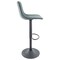 Leisuremod Tilbury Modern Adjustable Bar Stool with Footrest and 360-Degree Swivel, Peacock Blue TS29BU - alternate 2
