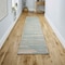 Jonathan Y Khalil Modern Berber Stripe Cream/Turquoise 2 ft. x 8 ft. Runner Rug MOH207B-28 - alternate 2
