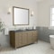 James Martin Vanities Chicago 60in Single Vanity, Walnut Whisper, w/ 3 CM Parisien Bleu Silestone Top 503-V60S-WLW-FPBL - alternate 2