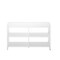 Homeroots 30" White Wood Two Shelf Bookcase 379942 - alternate 1