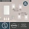 Vaxcel Park Ridge 13 in 2-Light Satin Nickel Bathroom Vanity Fixture, Clear Glass Shade W0526 - alternate 2