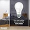 Bulbrite 9w Dimmable Frost A19 LED Light Bulbs Medium (E26) Base, 5000K Soft Daylight Light, 800 Lumens, 8PK 862720 - alternate 2