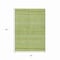Homeroots 8' X 10' Fern Green And Sage Striped Washable Indoor Outdoor Area Rug 615341 - alternate 2
