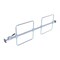 Vestil Steel Cargo Bar 1 Piece 119 In. Length x 3 3/4 In. Width x 24 1/2 In. Height With Hoops Silver CL-H3-15 - alternate 3