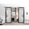 Sartodoors Sturdy Double Barn Door with Frosted Glass Planum 2112 56x84 (2* 28x84) Solid Core Modern Interior PLANUM2112DB-S-CA-56 x 84 (2* 28x84) - alternate 2