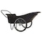 Polar Trailer 10 Cu. Ft. Heavy Duty Utility Garden Cart, Wheelbarrow with Handle, 20in Solid Rubber Wheels, Black 8376 - alternate 1