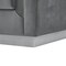 Homeroots 84" Dark Gray Velvet Solid Wood Sofa 543971 - alternate 2
