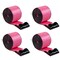 Mytee Products 4 inx30 ft Pink Winch Straps with Flat Hooks 5400 lbs WLL Tie Down Straps, 4PK WS430Px4 - alternate 1