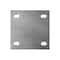 Multinautic BACK PLATE STL GALV 5X5X1/8IN 10010 - alternate 1