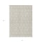 Homeroots 5' X 8' Beige And Ivory Geometric Washable Indoor Outdoor Area Rug 595704 - alternate 2
