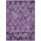 Homeroots 9' X 12' Eggplant Plum And Lavender Aztec Washable Indoor Outdoor Area Rug 615780 - alternate 2
