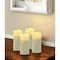 Homeroots Set of Four Ivory Flameless Votive Candle, 4PK 485147 - alternate 2