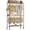 Simple Deluxe Rolling Clothes Rack, Heavy Duty Clothing Rack, 3-Shelf Portable Garment Rack with Wheels, Double A 3A88HKRACKCLOTH431780B - alternate 1