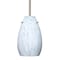 Besa Lighting Pera 9 Stem Pendant, Carrera, Satin Nickel Finish, 1x9W LED 1TT-412619-LED-SN - alternate 1