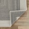 World Rug Gallery Contemporary Braided Weather Resistant Reversible Indoor/Outdoor Rug 2 ft x 7 ft Black WR112BLACK2X7 - alternate 2