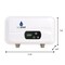 Ecosmart Box Cover, 1 Gang, Non-Metallic, Blank Cover Type POU 6T - alternate 2