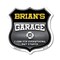 Signmission Brian's Garage I Can Fix Everything But Stupid, 6 Inch X 6 Inch, Plastic Sign SHI-P-6-490-BRIAN - alternate 1