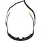 Klein Tools Safety Glasses, Clear Lens, Black/Orange Frame, Full-Frame 60470 - alternate 3