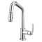 Brizo Litze Pull-Down Prep Faucet with Angle Spout, Industrial Handle Chrome 63964LF-PC - alternate 2