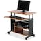 Safco Mini Tower Desk Mini Tower Desk, Adjustable Height, Cherry, 22" D X 29" to 34" H, 35-1/2" W X 1927CY - alternate 1