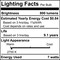 Bulbrite 7 Watt  LED Filament Dimmable A15 Clear Light Bulb with Medium E26 Base, 4 PK 861633 - alternate 3