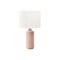 Monarch Specialties Lighting, 23"h, Table Lamp, Pink Ceramic, Ivory / Cream Shade, Contemporary, Modern I 9871 - alternate 1