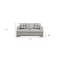Homeroots 72in Beige And Brown Linen Loveseat 515743 - alternate 2