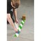 Brady ToughStripe Floor Marking Tape Roll, Diagonal Stripes, Green on White, 4in x 100ft, 100PK 132438 - alternate 3
