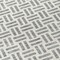 Homeroots 8' Gray And Ivory Round Geometric Washable Indoor Outdoor Area Rug 614751 - alternate 2