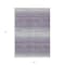 Homeroots 5' X 8' Lavender And Ivory Abstract Washable Indoor Outdoor Area Rug 599983 - alternate 2