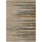 Homeroots 8' X 10' Taupe Copper And Green Striped Washable Indoor Outdoor Area Rug 597298 - alternate 1