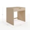 Martha Stewart Kayden Single-Drawer Desk w/2 Tier Shelf and 3 Drawer File Cabinet in Light Natural w/Gold Hardware KHO-23042-TBSFFC-LNT-GLD-MS - alternate 2