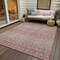 Homeroots 3' X 5' Blush Gold And Ivory Tribal Washable Indoor Outdoor Area Rug 582608 - alternate 3