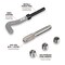 Performance Tool M10-1.50 Thread Repair Kit, Stainless Steel Inserts, HSS Tap W86903 - alternate 2