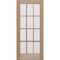 Doornmore G112, 37.75" x 82" ( 36" Door) Left Hand, Mahogany SDL 12 Lite Exterior Door G112-SW-3680_1_LI - alternate 2
