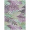 Homeroots 8' X 10' Lavender And Lilac Floral Washable Indoor Outdoor Area Rug 611117 - alternate 2