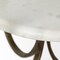 Homeroots 24" White Glass Round End Table 380669 - alternate 2