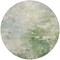 Homeroots 8' Artichoke Green And Ivory Round Abstract Washable Indoor Outdoor Area Rug 605502 - alternate 2
