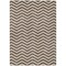 Homeroots 8' X 10' Brown And Beige Chevron Washable Indoor Outdoor Area Rug 595304 - alternate 3