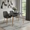 Homeroots 55" Black And Gold Wood And Steel Counter Height Dining Table 394793 - alternate 2