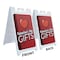 Signmission Valentines Day Gifts, A-Frame & 2 Decals Installed, Heavy-Duty Plastic Frame SBHD-D-2436-30429 - alternate 2