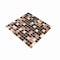 Apollo Tile Mingles 12 in. x 12 in. Glossy Brown and Beige Glass Mosaic Wall and Floor Tile 20 sqft/case, 20PK MIX2088BR618A - alternate 2