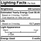 Bulbrite 40-Watt Equivalent T9 Clear Dimmable Edison LED Light Bulb Warm White, 2PK 861365 - alternate 4