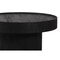 Homeroots 28" Black Solid Wood Round Pedestal Coffee Table 565164 - alternate 2