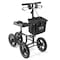 Vevor Knee Scooter Carbon Steel Folding Knee Walker Recovery Scooter 350LB Loads HFK-9225G-12 - alternate 1