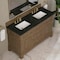 James Martin Vanities Brookfield 60" Double Vanity, Pecan, w/ 3 CM Phantome Eclos Top 547-V60D-PCN-3PHT - alternate 2