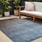 Homeroots 10' X 14' Blue And Green Ombre Washable Indoor Outdoor Area Rug 563699 - alternate 1